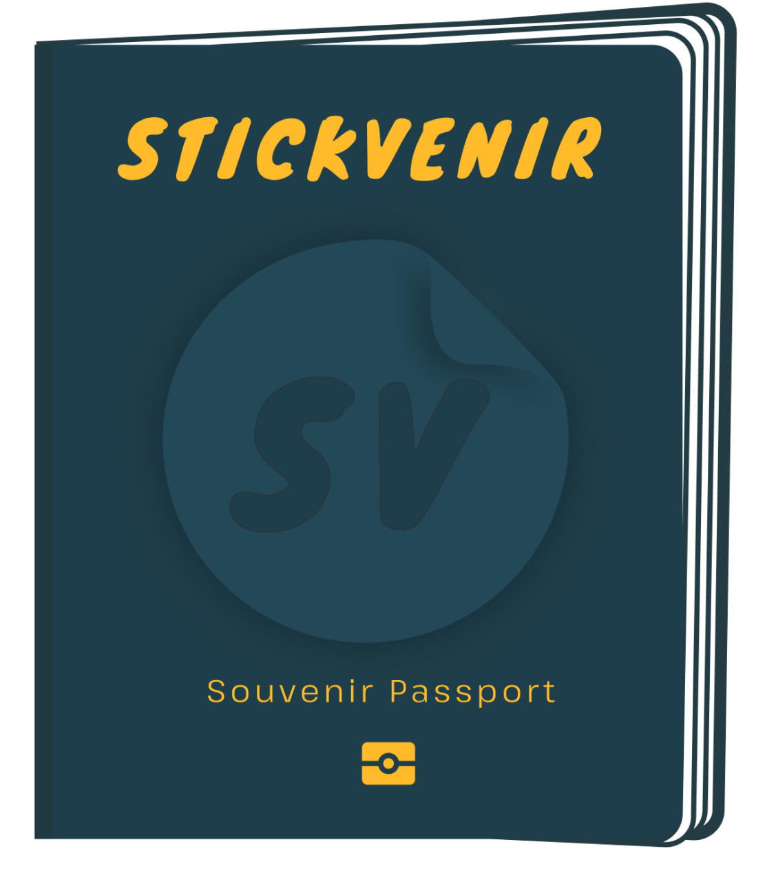 Stickvenir Passport - Closed